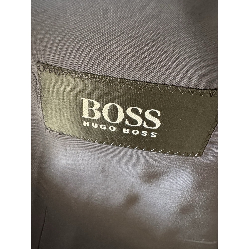 Hugo Boss 100% Linen Blazer Mens Jacket 2 Button 38R - Picture 3 of 6